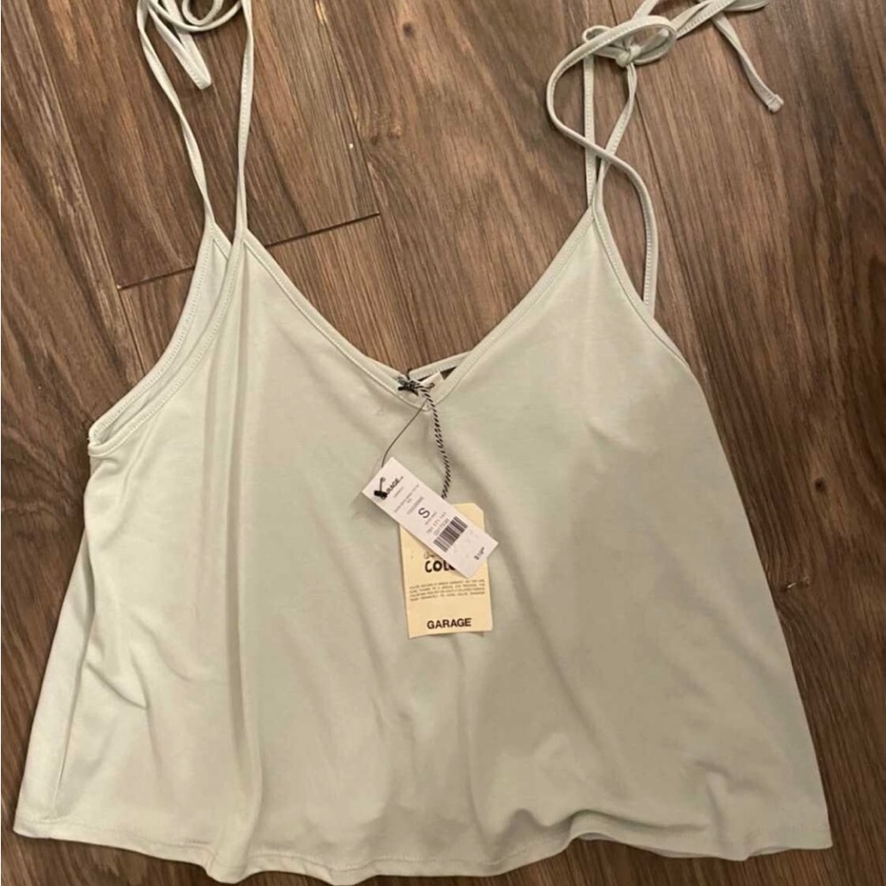 NWT mint green tank